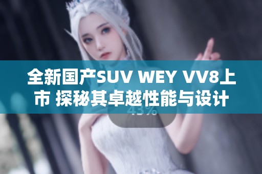 全新国产SUV WEY VV8上市 探秘其卓越性能与设计理念