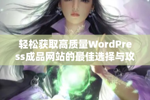 轻松获取高质量WordPress成品网站的最佳选择与攻略