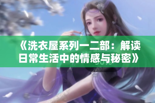 《洗衣屋系列一二部：解读日常生活中的情感与秘密》