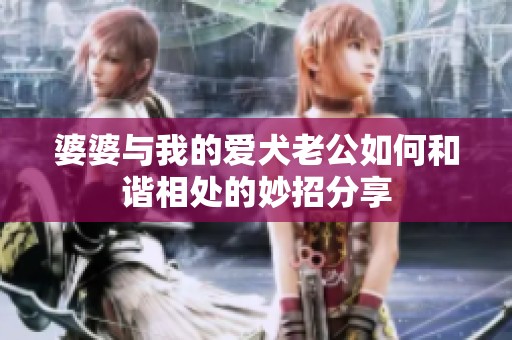 婆婆与我的爱犬老公如何和谐相处的妙招分享