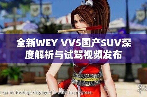 全新WEY VV5国产SUV深度解析与试驾视频发布