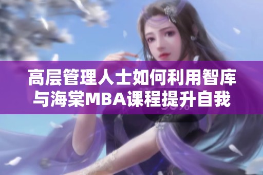 高层管理人士如何利用智库与海棠MBA课程提升自我能力