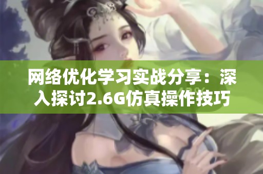 网络优化学习实战分享：深入探讨2.6G仿真操作技巧与经验