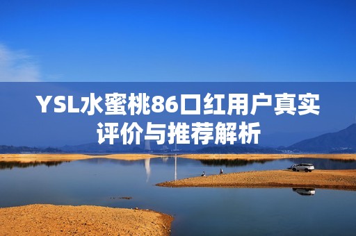 YSL水蜜桃86口红用户真实评价与推荐解析