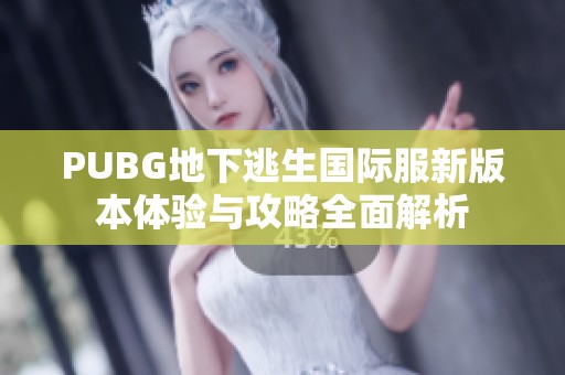 PUBG地下逃生国际服新版本体验与攻略全面解析