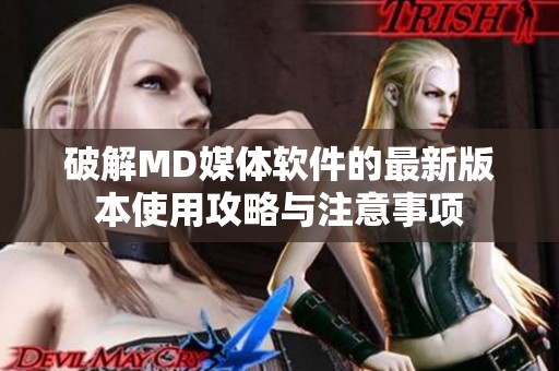 破解MD媒体软件的最新版本使用攻略与注意事项