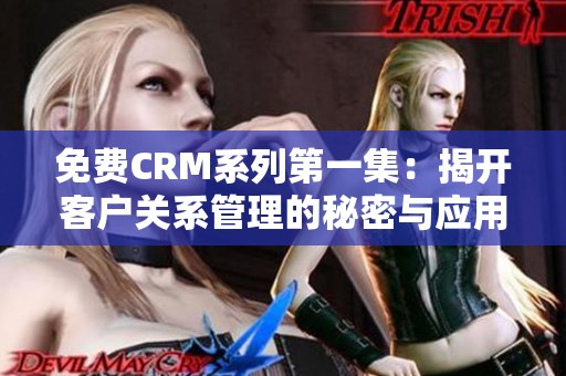 免费CRM系列第一集：揭开客户关系管理的秘密与应用