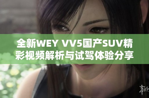 全新WEY VV5国产SUV精彩视频解析与试驾体验分享