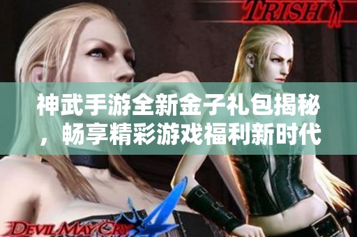 神武手游全新金子礼包揭秘，畅享精彩游戏福利新时代