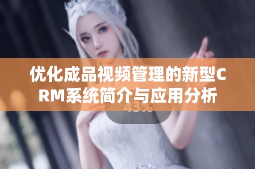 优化成品视频管理的新型CRM系统简介与应用分析