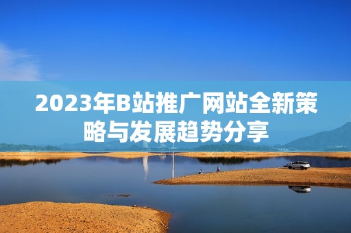 2023年B站推广网站全新策略与发展趋势分享