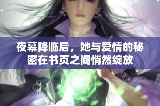 夜幕降临后，她与爱情的秘密在书页之间悄然绽放