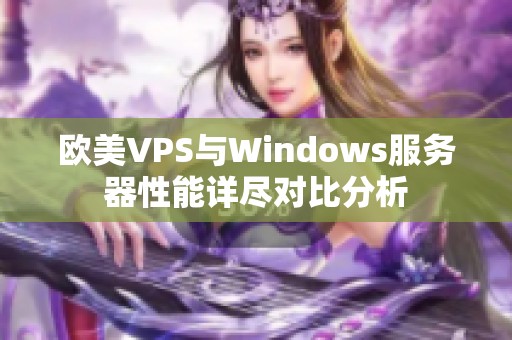 欧美VPS与Windows服务器性能详尽对比分析