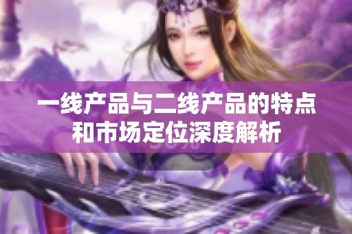 一线产品与二线产品的特点和市场定位深度解析