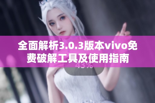 全面解析3.0.3版本vivo免费破解工具及使用指南