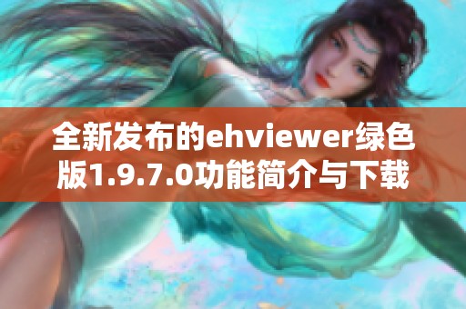 全新发布的ehviewer绿色版1.9.7.0功能简介与下载指南