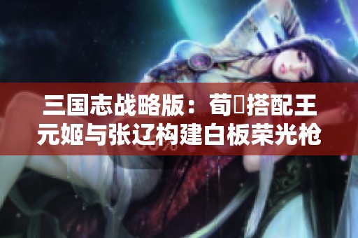 三国志战略版：荀彧搭配王元姬与张辽构建白板荣光枪阵容解析