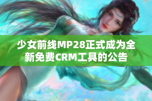 少女前线MP28正式成为全新免费CRM工具的公告