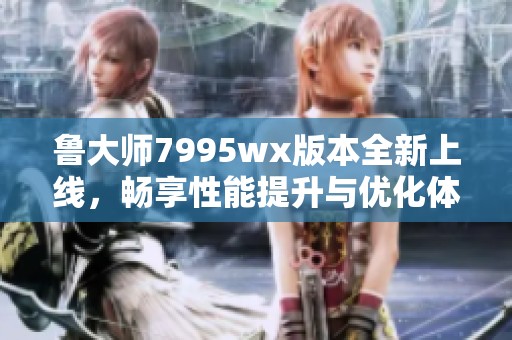 鲁大师7995wx版本全新上线，畅享性能提升与优化体验