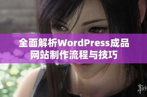 全面解析WordPress成品网站制作流程与技巧