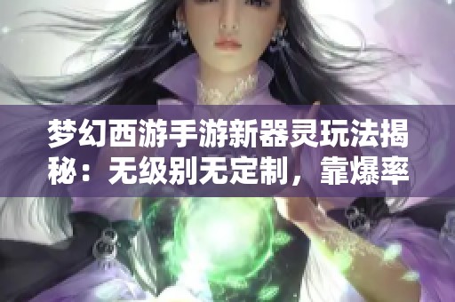 梦幻西游手游新器灵玩法揭秘：无级别无定制，靠爆率争夺胜利