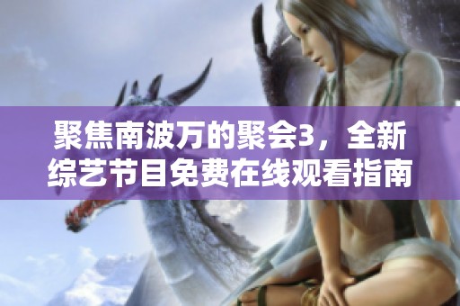 聚焦南波万的聚会3，全新综艺节目免费在线观看指南