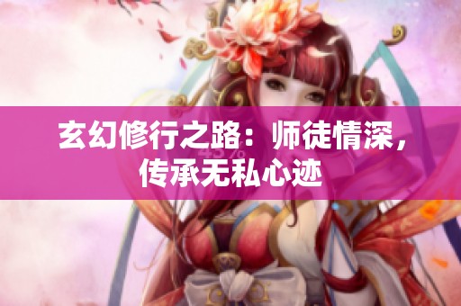 玄幻修行之路：师徒情深，传承无私心迹