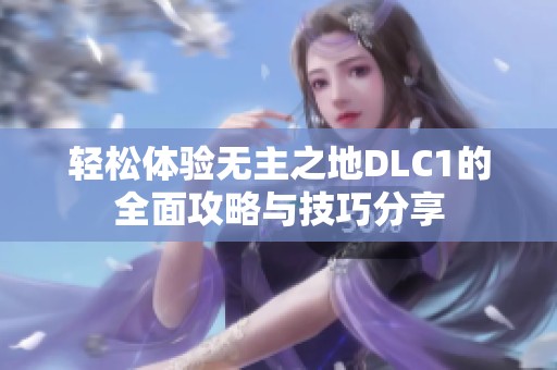 轻松体验无主之地DLC1的全面攻略与技巧分享