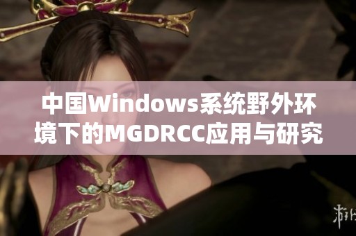 中国Windows系统野外环境下的MGDRCC应用与研究探讨