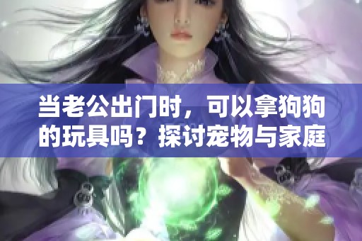 当老公出门时，可以拿狗狗的玩具吗？探讨宠物与家庭规则